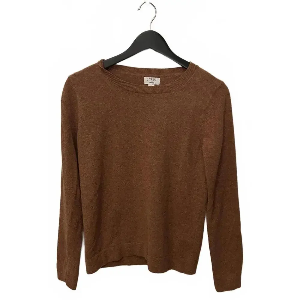 J. Crew Wool-Blended Crew Long Sleeve Sweater Women's Size Small - Picture 2 of 5